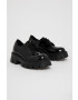 Altercore Половинки обувки Deidra Vegan Black Patent дамски в черно с платформа - Pepit.bg