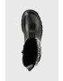 Answear Lab Боти челси в черно с висок ток - Pepit.bg
