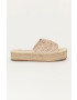 Answear Lab Чехли Best Shoes дамски в бежово - Pepit.bg