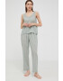 Answear Lab Памучна пижама в зелено от памук - Pepit.bg