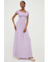 Answear Lab Рокля в лилаво дълга разкроен модел - Pepit.bg