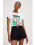 Answear Lab Тениска X limited collection BE SHERO в бяло - Pepit.bg