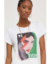 Answear Lab Тениска x limited collection BE SHERO в бяло - Pepit.bg