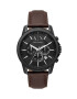 Armani Exchange Часовник мъжки в черно - Pepit.bg