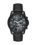 Armani Exchange Часовник мъжки в черно - Pepit.bg