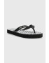 Armani Exchange Джапанки в черно с равна подметка XDQ010.XV700.S526 - Pepit.bg
