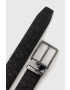 Armani Exchange Колан мъжки в черно - Pepit.bg
