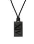 Armani Exchange Колие мъжки в черно - Pepit.bg