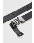 Armani Exchange Кожен колан мъжки в черно - Pepit.bg