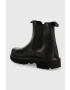 Armani Exchange Кожени боти челси в черно XUM009 XV617 00002 - Pepit.bg