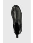Armani Exchange Кожени боти челси в черно XUM009 XV617 00002 - Pepit.bg