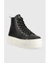 Armani Exchange Кожени кецове в черно XDZ021 XV571 N642 - Pepit.bg