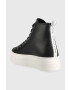 Armani Exchange Кожени кецове в черно XDZ021 XV571 N642 - Pepit.bg