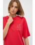 Armani Exchange Памучна рокля - Pepit.bg