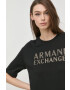 Armani Exchange Памучна рокля - Pepit.bg