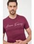 Armani Exchange Памучна тениска в бяло - Pepit.bg
