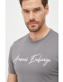Armani Exchange Памучна тениска в розово - Pepit.bg