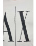 Armani Exchange Памучна тениска в бежово с принт - Pepit.bg