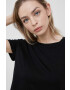 Armani Exchange Памучна тениска в черно - Pepit.bg