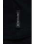 Armani Exchange Памучна тениска в черно - Pepit.bg