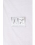 Armani Exchange Памучна тениска в бяло - Pepit.bg