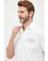 Armani Exchange Памучна тениска с яка - Pepit.bg