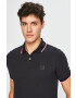 Armani Exchange Памучна тениска с яка - Pepit.bg