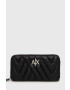 Armani Exchange Портмоне дамски в черно - Pepit.bg