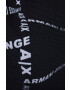 Armani Exchange Раница в черно голям размер с десен - Pepit.bg