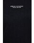 Armani Exchange Рокля в черно среднодълъг модел със стандартна кройка - Pepit.bg