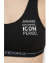 Armani Exchange Сутиен в черно - Pepit.bg