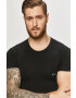 Armani Exchange Тениска (2 броя) в черно с изчистен дизайн - Pepit.bg