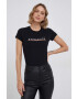 Armani Exchange Тениска дамска в черно - Pepit.bg