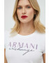 Armani Exchange Тениска в розово - Pepit.bg
