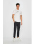 Armani Exchange Тениска в бяло с принт - Pepit.bg