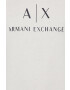Armani Exchange Тениска в бяло с принт - Pepit.bg