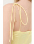 Bardot Рокля в жълто среднодълга със стандартна кройка - Pepit.bg