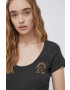 Billabong Памучна тениска в сиво - Pepit.bg