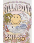 Billabong Памучна тениска X SMILEY в бяло - Pepit.bg