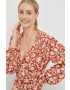 Billabong Рокля в оранжево къс модел разкроен модел - Pepit.bg