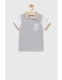 Birba&Trybeyond Детска тениска с яка в сиво с десен - Pepit.bg