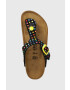 Birkenstock Детски джапанки в черно - Pepit.bg