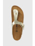 Birkenstock Детски джапанки в златисто - Pepit.bg
