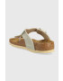 Birkenstock Детски джапанки Gizeh в златисто - Pepit.bg