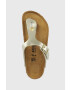 Birkenstock Детски джапанки Gizeh в златисто - Pepit.bg