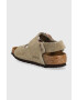 Birkenstock Детски сандали от велур Milano в бежово - Pepit.bg