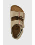 Birkenstock Детски сандали от велур Milano в бежово - Pepit.bg