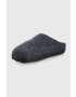 Birkenstock Детски вълнени пантофи в тъмносиньо - Pepit.bg