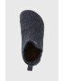 Birkenstock Детски вълнени пантофи в тъмносиньо - Pepit.bg