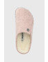 Birkenstock Детски вълнени пантофи в розово - Pepit.bg